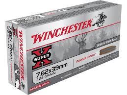 Winchester Ammunition, Super-X, 762×39, 123 Grain, Soft Point, 20 Round Box