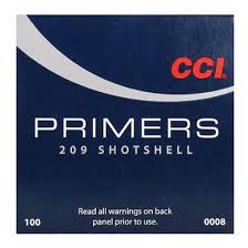 CCI 209 Shotshell Primers (out of stock, no backorder)