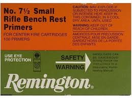 Remington 7 1/2 Small Rifle Bench Rest Primers  (out of stock, no backorder)