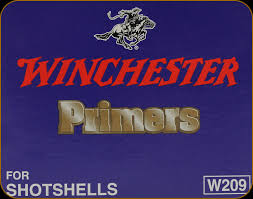 Winchester 209 Shotshell Primers (out of stock, no backorder)