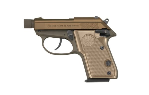 Beretta 3032 Tomcat FDE, Semi Auto Pistol, .32 ACP, Stock# 29290, 29289