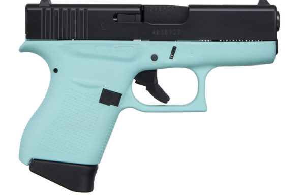 New Glock G43 9mm  6rd – Robin’s Egg Blue Stock#  BACKORDER