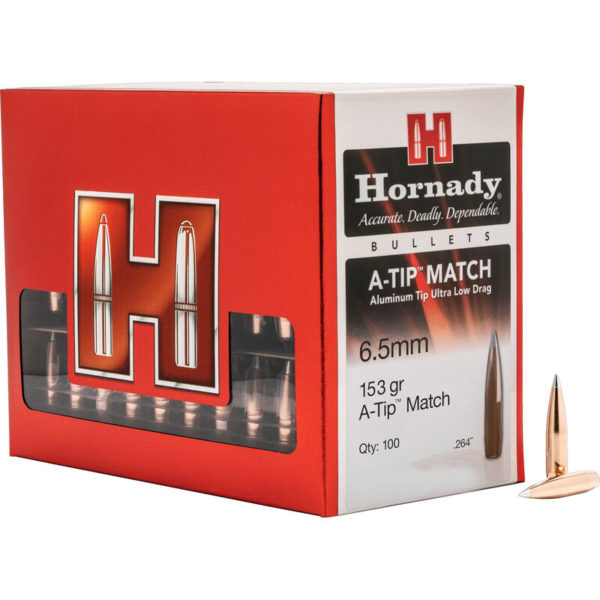 Hornady A-TIP Match Bullet 6.5mm .264 153GR