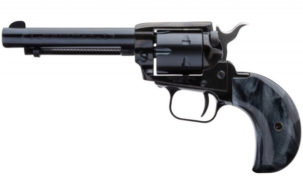New Heritage Rough Rider Black Pearl birds head grip 4.75″ revolver .22LR/22 WMR Stock# 32456
