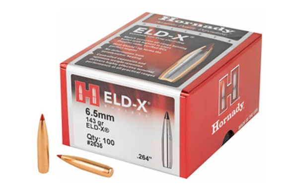Hornady ELD-X Rifle Bullets 6.5mm .264 143 Grain