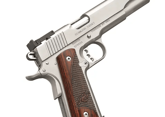 New Kimber Stainless Target Long Slide 6″ Semi Auto Pistol, 45 ACP OUT OF STOCK
