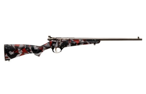 New Savage Rascal American Flag .22 S/L/LR Accutrigger Threaded rifle, Stock# 34647