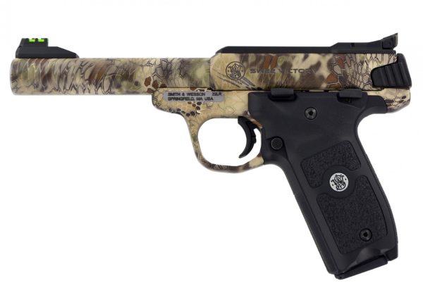 New Smith & Wesson Victory Kryptek 5.5″ .22LR Semi-Auto Pistol Stock# 35462