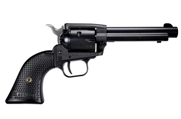 Heritage Rough Rider .22LR/22WMR 4.75″ Black on Black Steel 6rd Revolver Stock# 37600, 37601, 37602, 37603, 37604